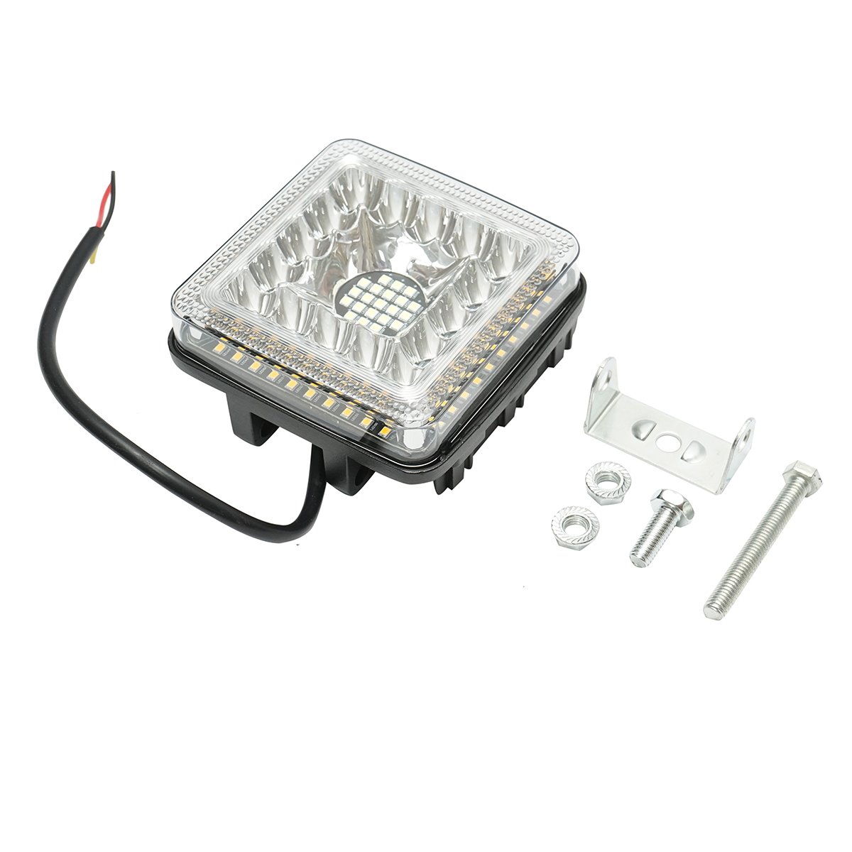 Lampa LED 9-36V, 40W, culoare alb-galben, carcasa aluminiu 110x107x50mm